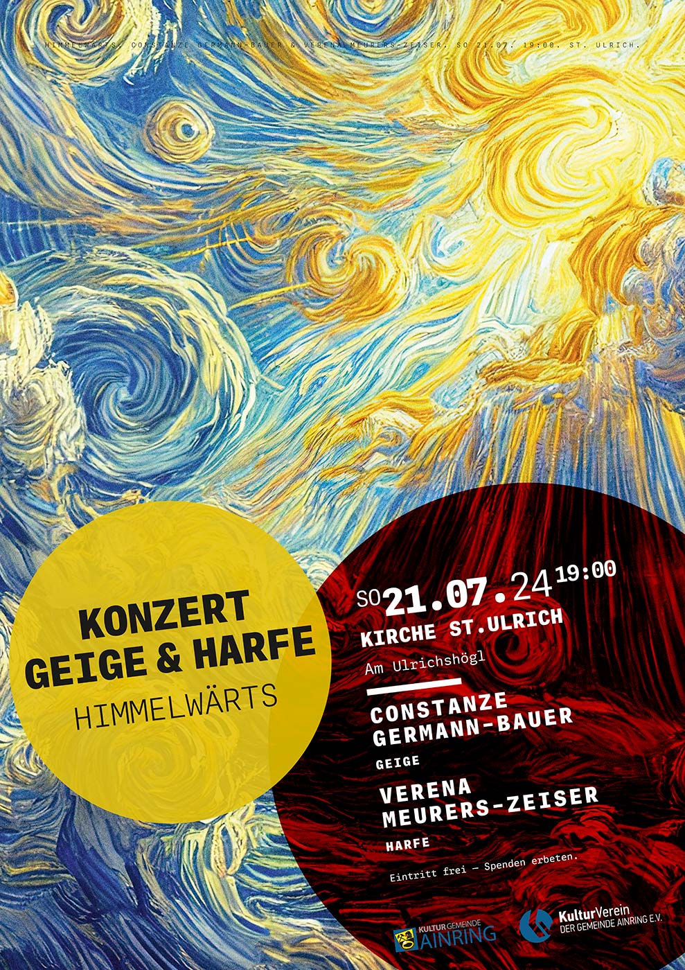 Kulturverein Ainring Konzert Himmelwärts