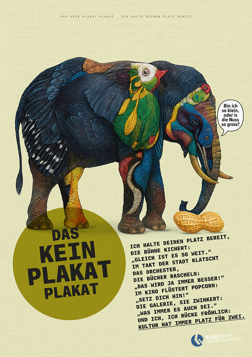 Das kein Plakat, Plakat