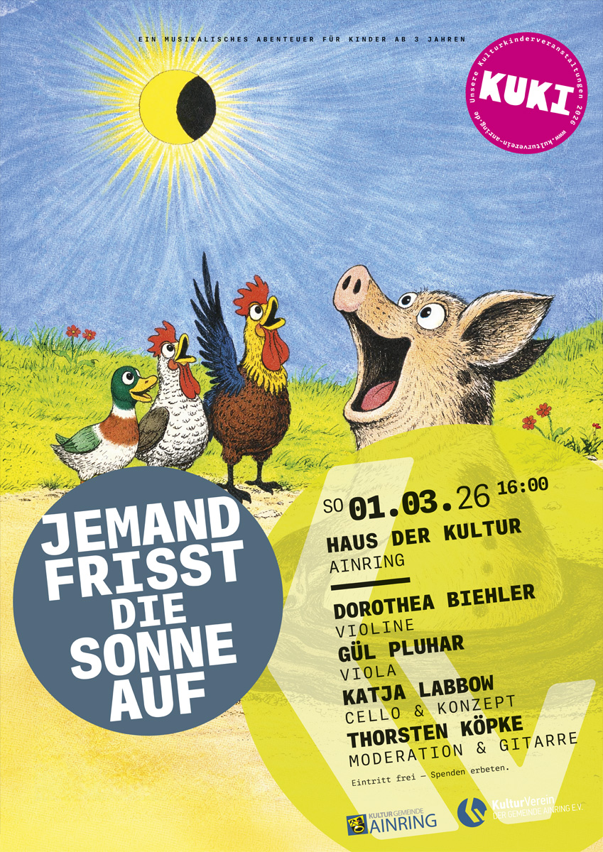 KVA PLAKAT Jemand frisst die Sonne auf